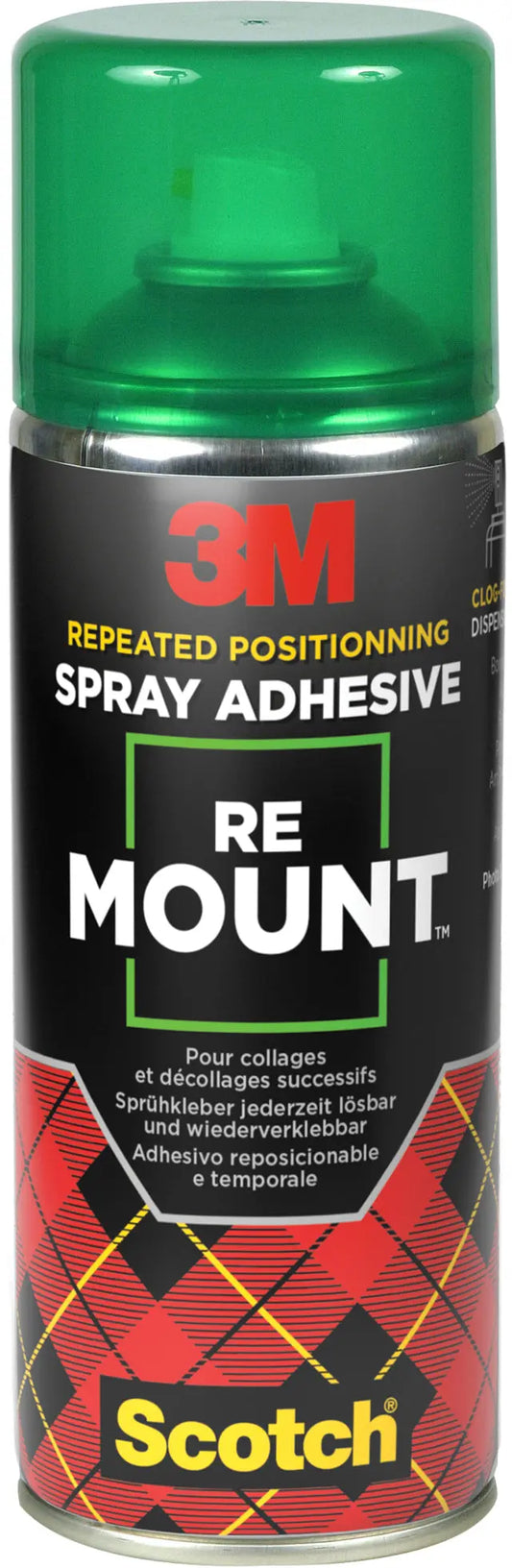 SCOTCH Spray ReMount 400ml RM/400 Sprühkleber Idealshop