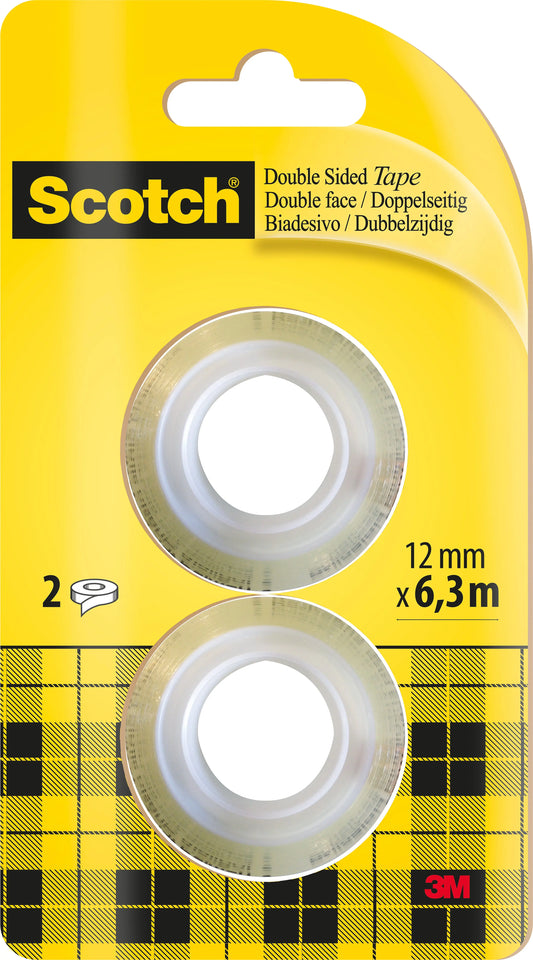 SCOTCH Tape refill 665 12mmx6.3m 136-1263R doppelseitig/2 Rollen Idealshop