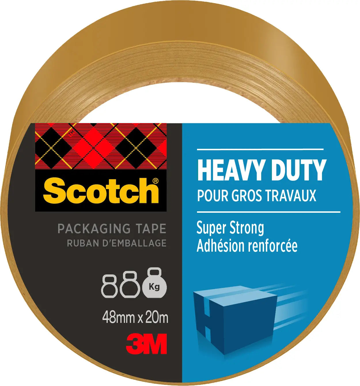 SCOTCH Verpackungsband 48mmx20m C5020D-R heavy duty, braun Idealshop