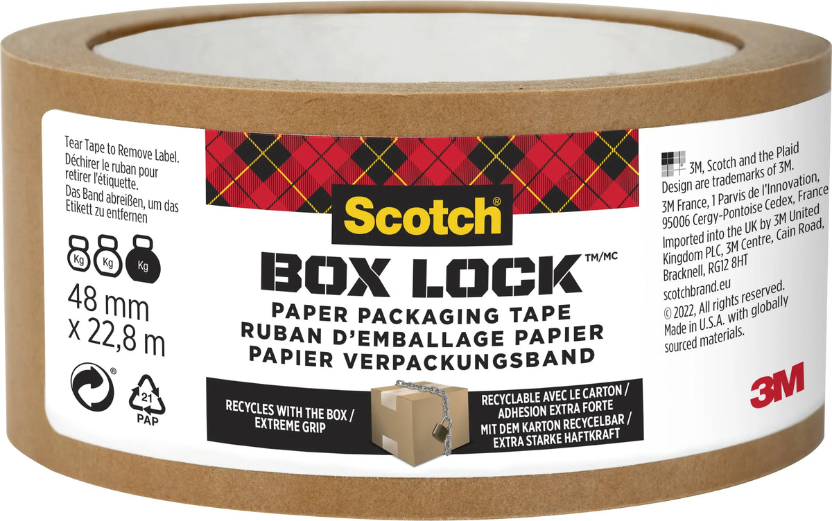 SCOTCH Verpackungsband 48mmx22.8m 785023EF8GC Papier Idealshop