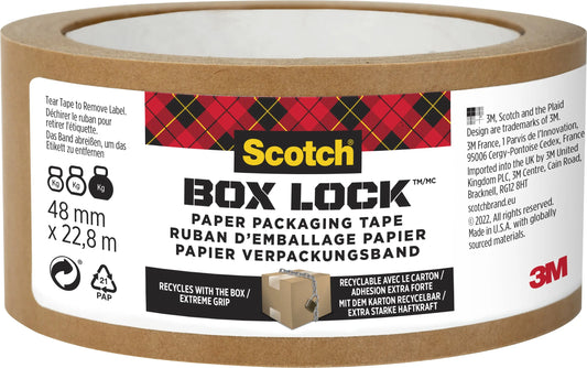 SCOTCH Verpackungsband 48mmx22.8m 785023EF8GC Papier Idealshop