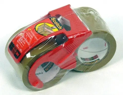 SCOTCH Verpackungsband Promo 48mmx20m C5020D-P braun, mit Abroller 2 Rollen Idealshop