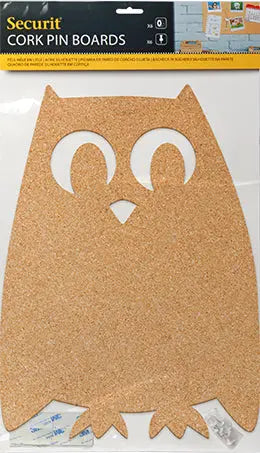 SECURIT Kork/Pin Element OWL inkl. Pin CB-OWL braun 40.7x30x0.5cm Idealshop
