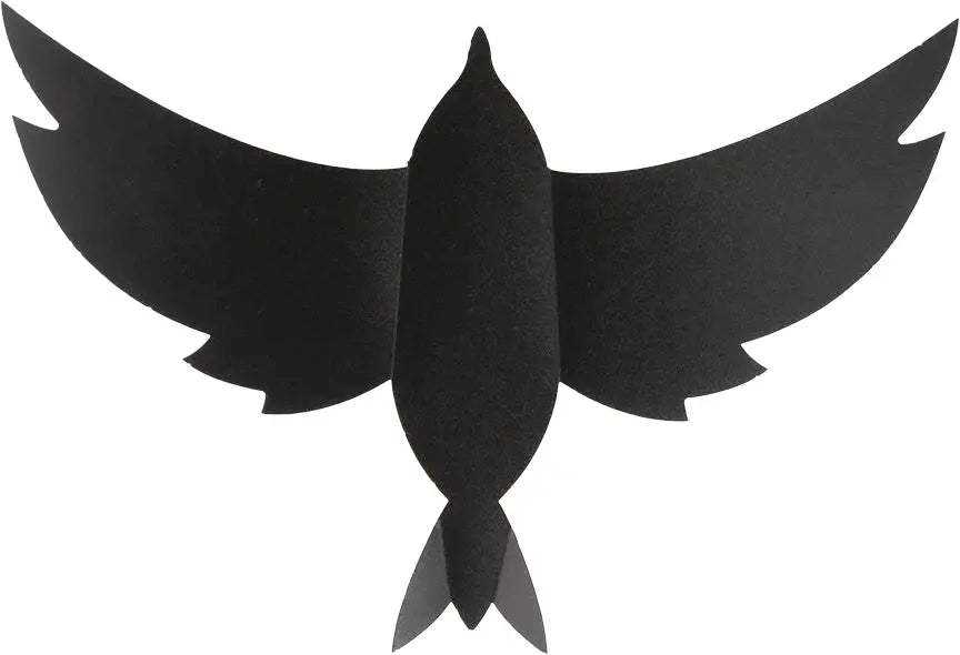 SECURIT Kreidetafel 3-D Bird W3D-BIRD schwarz, 7 Stück 28x16.3x1cm Idealshop