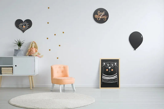 SECURIT Kreidetafel BALLOON FB-BALLOON schwarz 39.6x29x0.3cm Idealshop