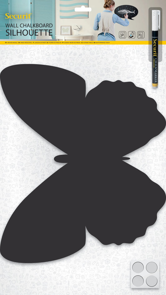 SECURIT   Kreidetafel BUTTERFLY Idealshop