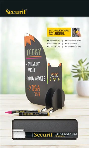SECURIT   Kreidetafel SQUIRREL Idealshop