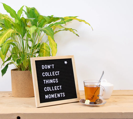 SECURIT Letterboard, Set WBL-TE-30-30 schwarz 30x30x2cm Idealshop