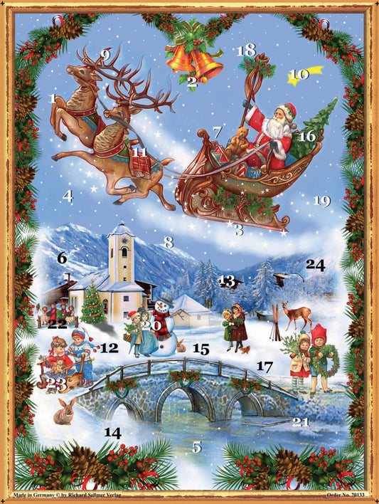 SELLMER   Adventskalender    26.5x35.5cm Idealshop