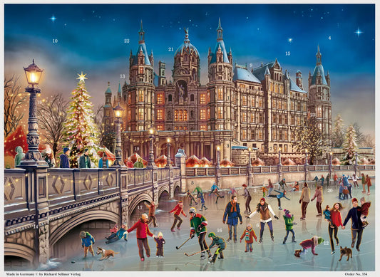SELLMER Adventskalender 300 334 Schweriner Schloss Idealshop