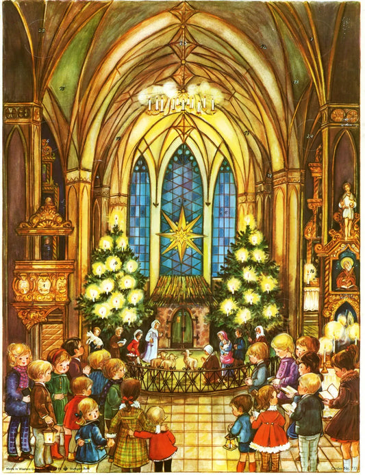 SELLMER   Adventskalender 35,5x26cm Idealshop