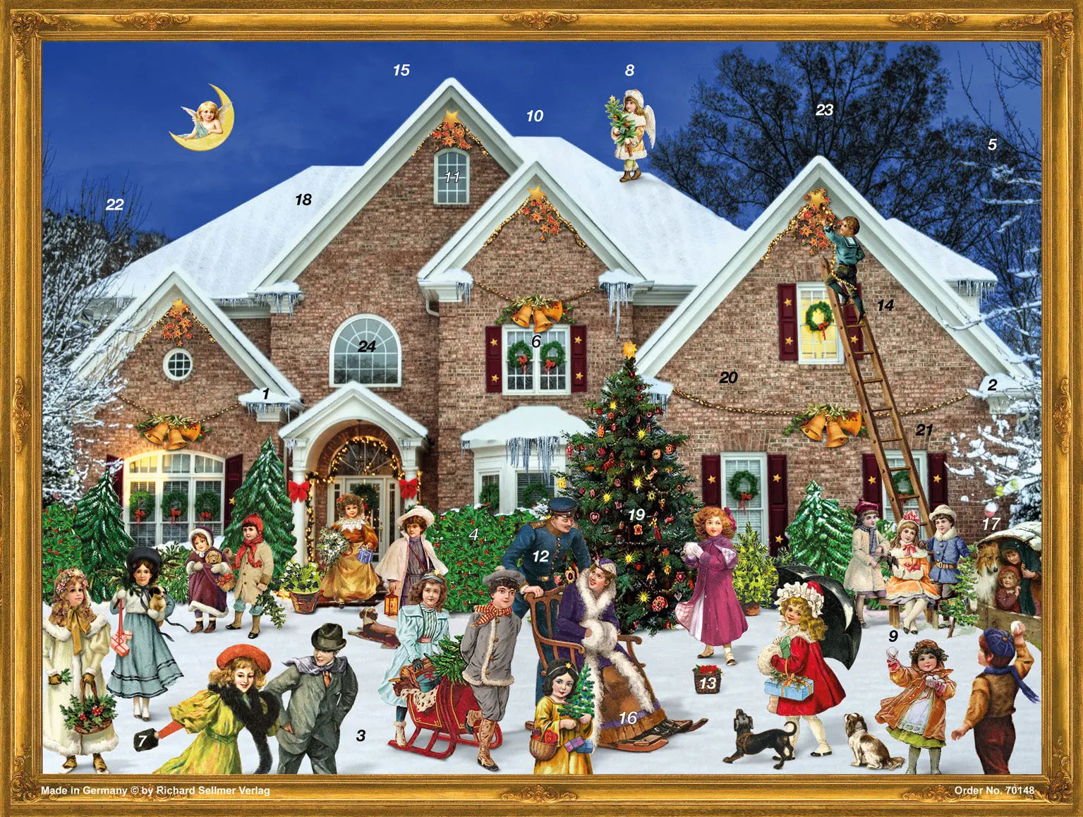 SELLMER   Adventskalender    36,5x26,5cm Idealshop