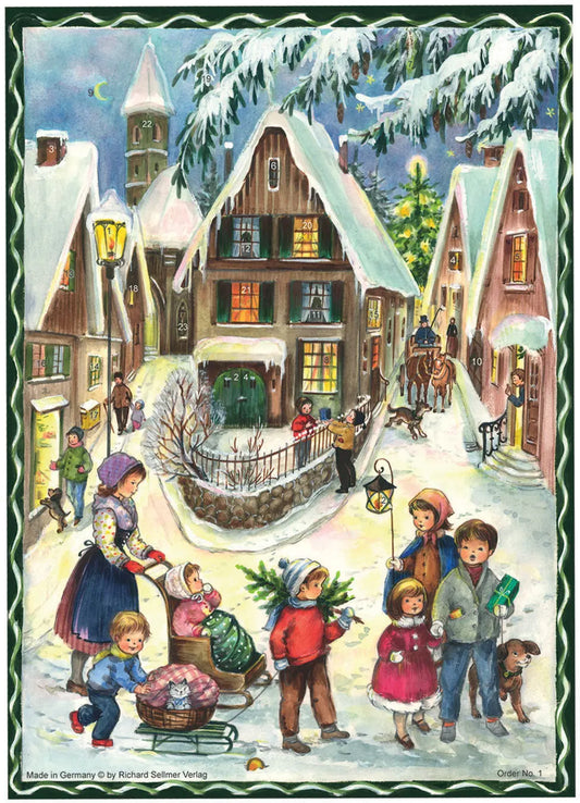 SELLMER Adventskalender 800 1 Weihnachten im Dorf Idealshop