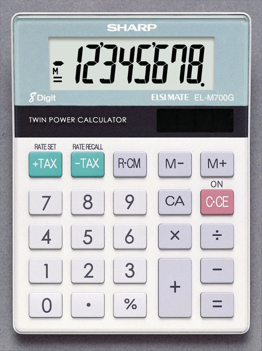 SHARP Tischrechner M700G Glastop Design Idealshop