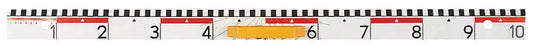 SIECO Wandtafellineal 100cm 332100 weiss, mit Griff Idealshop