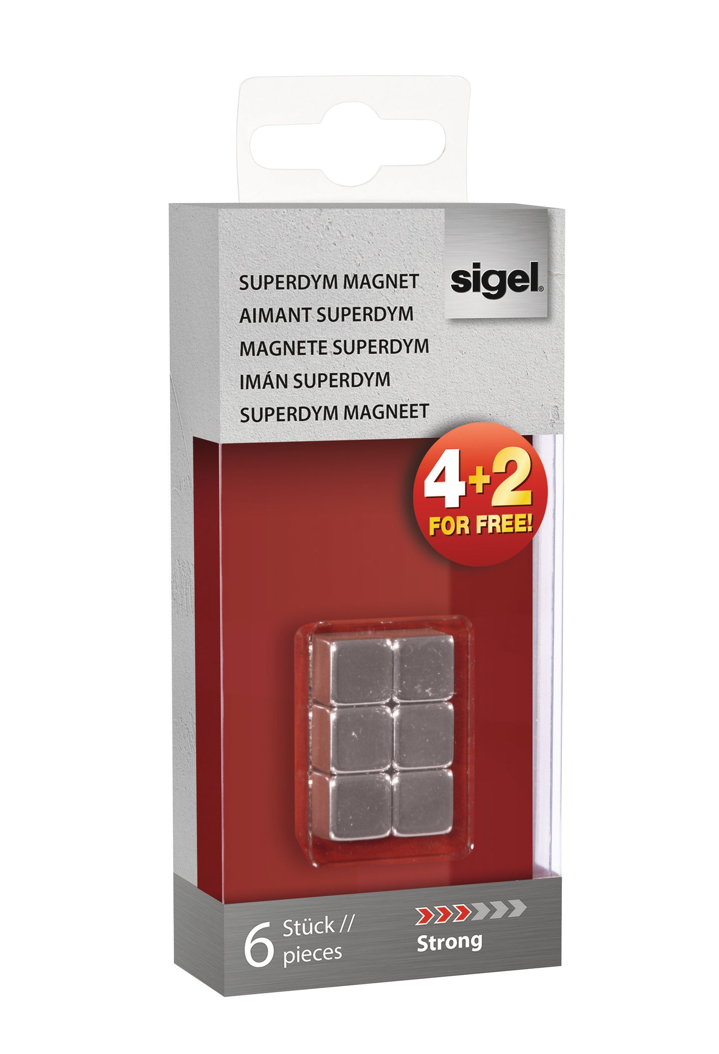 SIGEL     SuperDym-Magnete    10x10x10mm