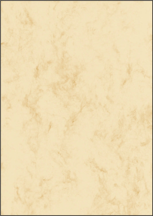 SIGEL Designpapier Marmor A4 DP191 beige, 200g 25 Blatt Idealshop
