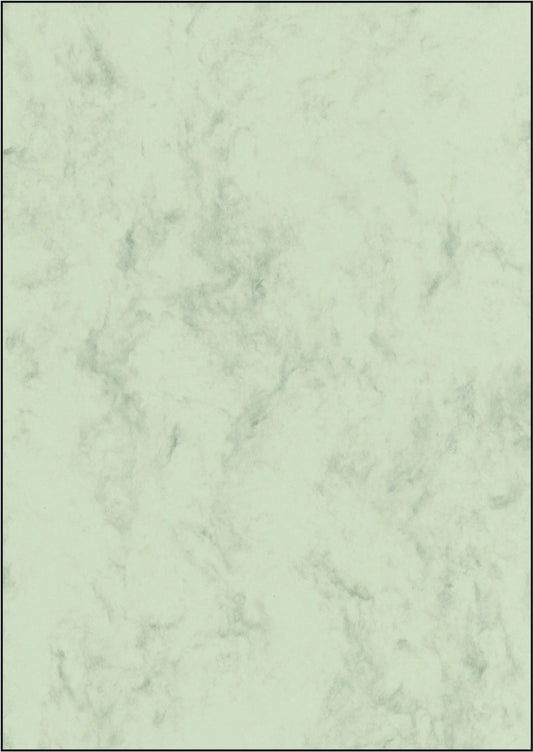 SIGEL Designpapier Marmor A4 DP552 grün, 200g 50 Blatt Idealshop
