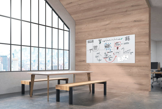 SIGEL Glas-Magnetboard GL235 weiss 2400x1200mm Idealshop