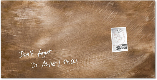 SIGEL Glas-Magnetboard GL267 bronze 910x460x15mm Idealshop