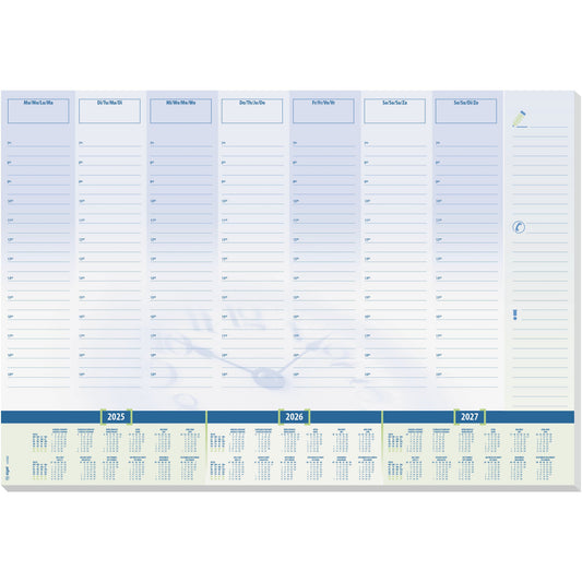 SIGEL Schreibunt. Time 3J. 59.5x41cm H6350 blau, beschreib., Mo-So 30 Bl. Idealshop