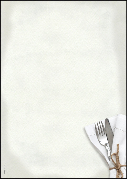 SIGEL Motiv-Papier A4 DP125 Menü Speisen 90g,50 Blatt Idealshop