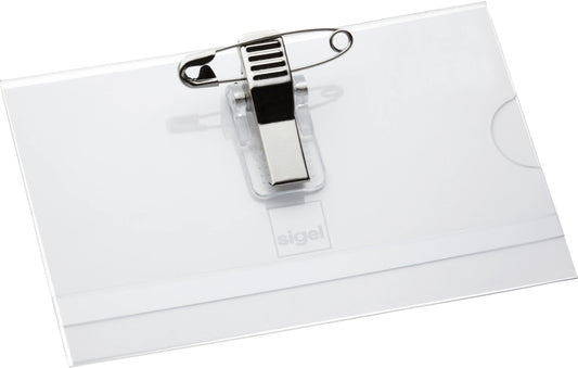 SIGEL Namensschild ZB200 54x90mm 50 Stück Idealshop