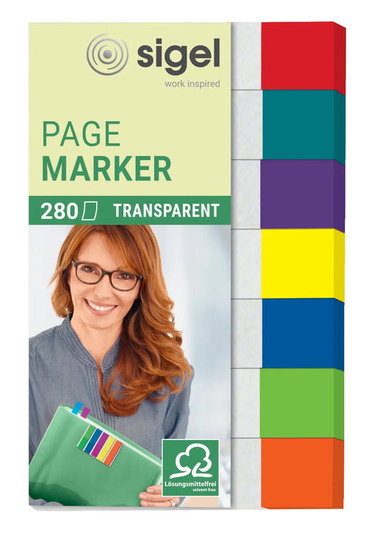SIGEL Notes 12x50mm HN677 7 Farben ass. 280 Blatt Idealshop