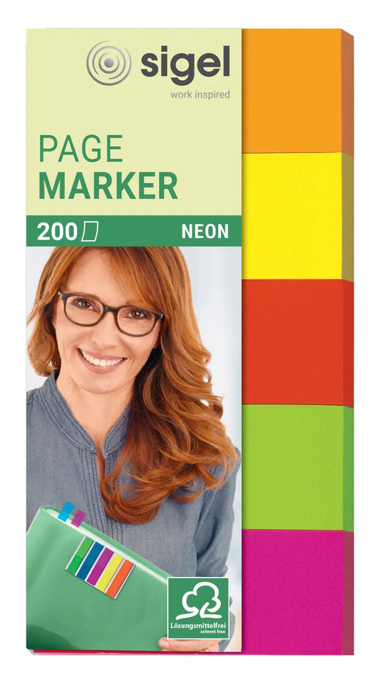 SIGEL Notes 20x50mm HN650 5 Farben ass. 200 Blatt Idealshop