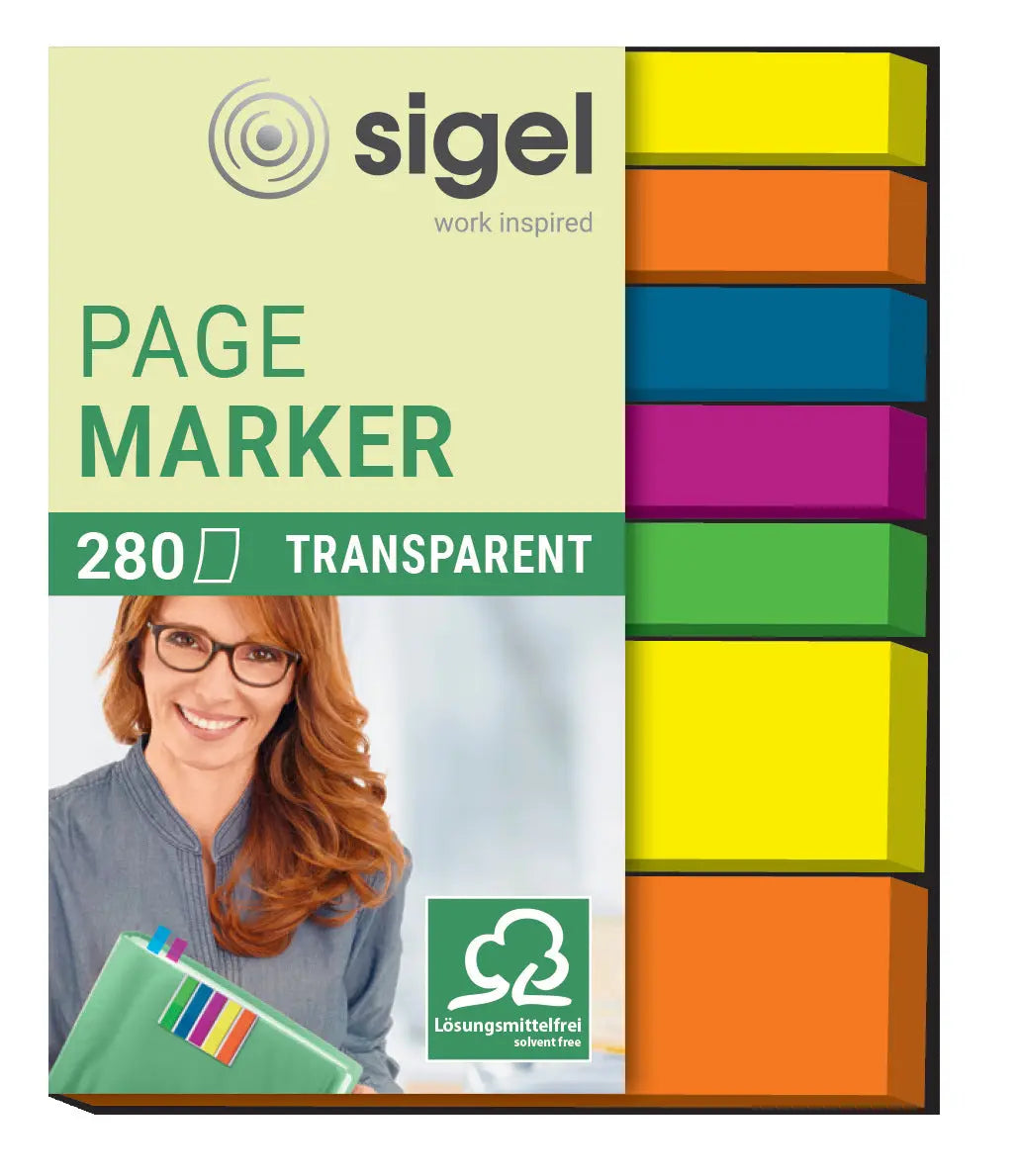 SIGEL Notes 6/12x50mm HN616 5 Farben ass. 280 Blatt Idealshop