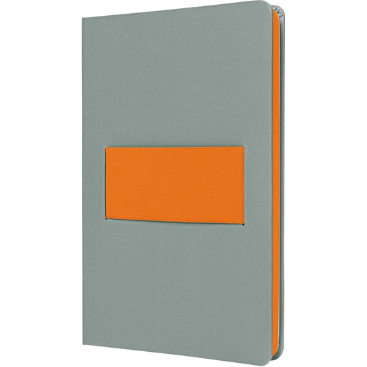 SIGEL Notizbuch Linescape A5 LS200 grau/orange kariert 176 S. Idealshop