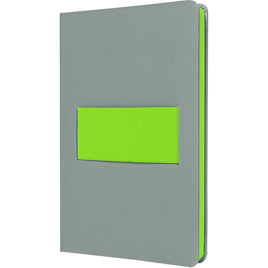 SIGEL Notizbuch Linescape A5 LS201 grau/lime liniert 176 S. Idealshop