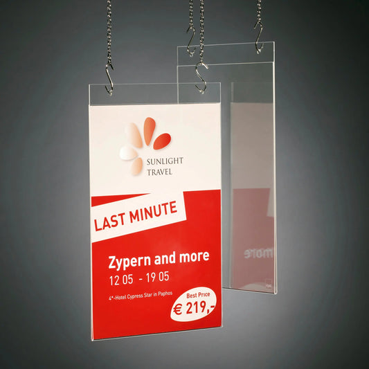 SIGEL Plakattasche A4 TA240 transparent Idealshop