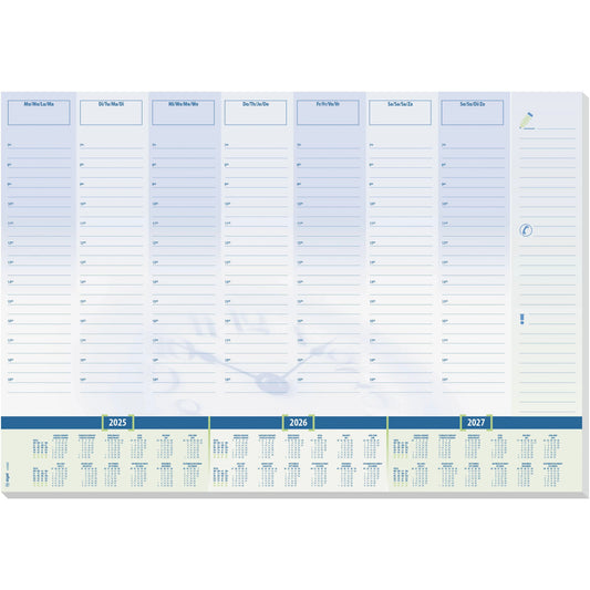SIGEL Schreibunt. Time 3J. 59.5x41cm H6350 blau, beschreib., Mo-So 30 Bl. Idealshop