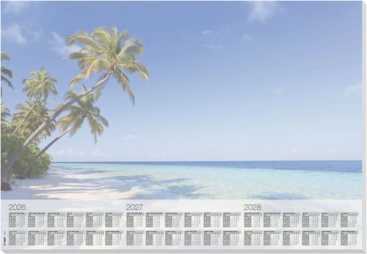 SIGEL Schreibunterlage Beach 2026-28 H6470 D/E/F/NL 30 Blatt 59.5x41cm Idealshop