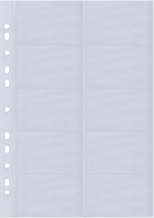 SIGEL Visitenk.-Ringb.Hüllen 90x58mm VZ351 2-reihig, A-Z 10 Stück Idealshop