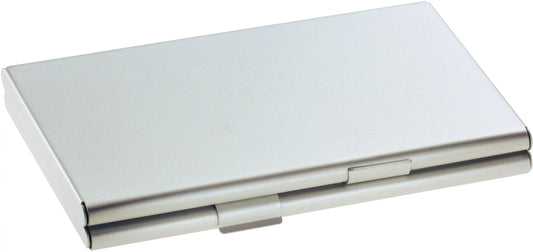 SIGEL Visitenkarten-Etui 63x92x10mm VZ136 Alu 2x15 Karten Idealshop
