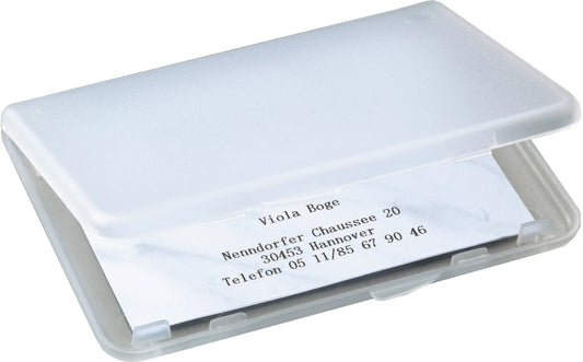 SIGEL Visitenkarten-Etui 89x57mm VA140 transparent für 25 Karten Idealshop