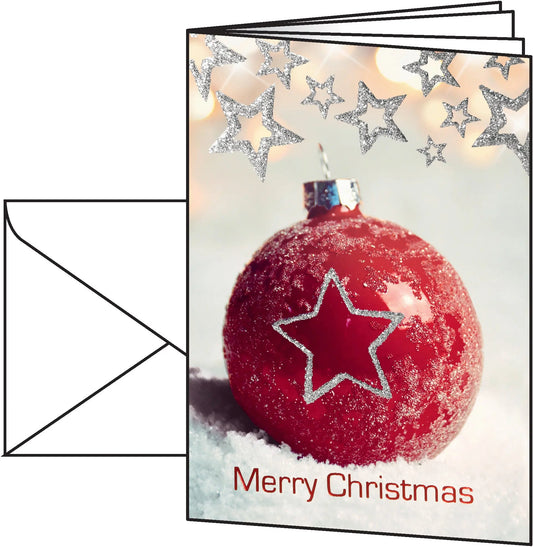 SIGEL     Weihnachts-Karte/Couvert A6/A5 Idealshop