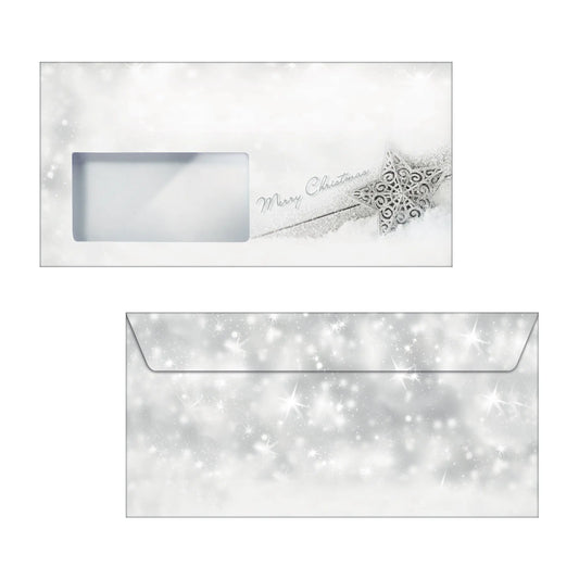 SIGEL Weihnachts-Umschlag 11x22cm DU136 90g 50 Stück Idealshop