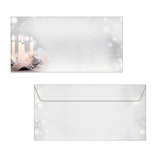 SIGEL Weihnachts-Umschlag 11x22cm DU178 90g 50 Stück Idealshop