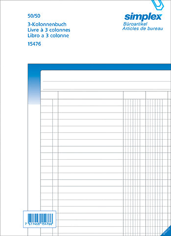 SIMPLEX   Kolonnenbuch                A4