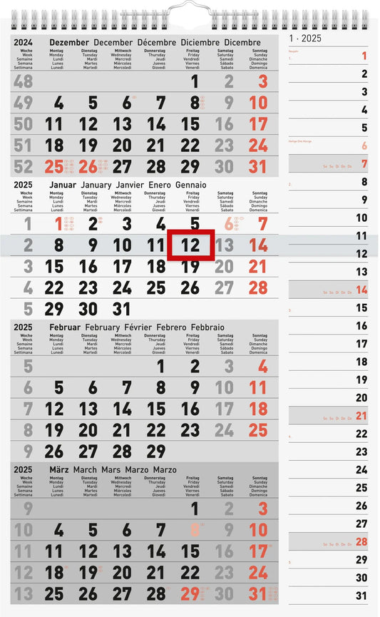 SIMPLEX   4-Monats-Kombiplaner      2025 Idealshop