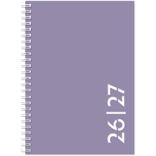 SIMPLEX Schüleragenda Colors 26/27 40130S4.27 1W/2S 17M lavendel 14.8x21cm Idealshop