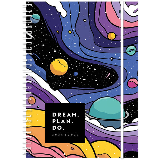 SIMPLEX Schüleragenda Emotions 26/27 500215.27 1W/2S 17M Universe 14.8x21cm Idealshop