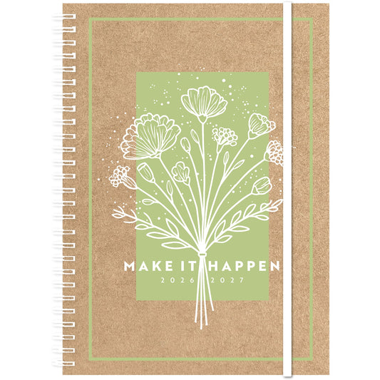 SIMPLEX Schüleragenda Kraftpap. 26/27 500411.27 1W/2S 17M Sand ML 14.8x21cm Idealshop