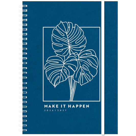 SIMPLEX Schüleragenda Kraftpap. 26/27 500414.27 1W/2S 17M Blue ML 12x16.5cm Idealshop