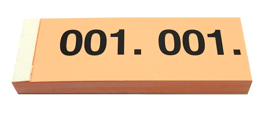 SIMPLEX Garderobenblock 1-100 13073 orange 100 Blatt Idealshop