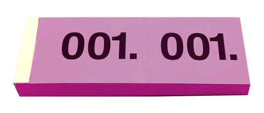 SIMPLEX Garderobenblock 1-100 13076 pink 100 Blatt Idealshop