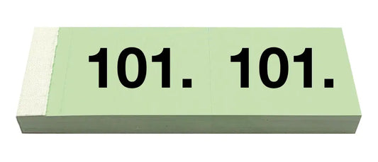 SIMPLEX Garderobenblock 101-200 13081 grün 100 Blatt Idealshop